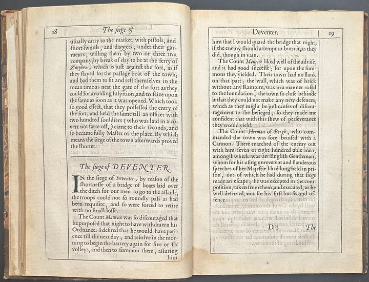 The Commentaries Of St. Francis Vere by William Dillingham 1657