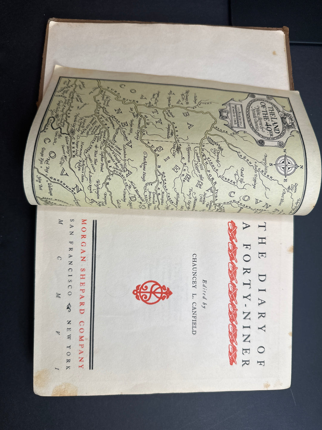 The Diary of a 49r Edited by C.L. Canfield 1906