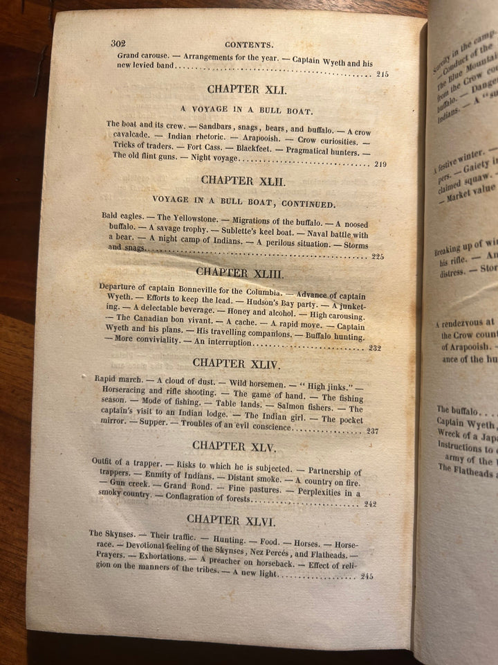 Adventures of Captain Bonneville or Scenes beyond the Mountains of the Far West by Washington Irving 1837