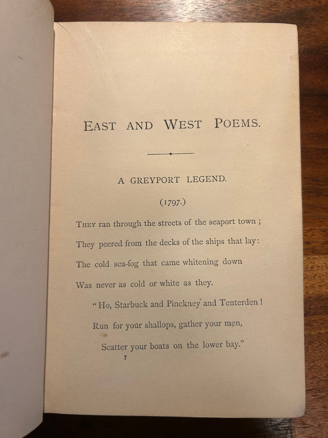 East and West Poems by Bret Harte 1871