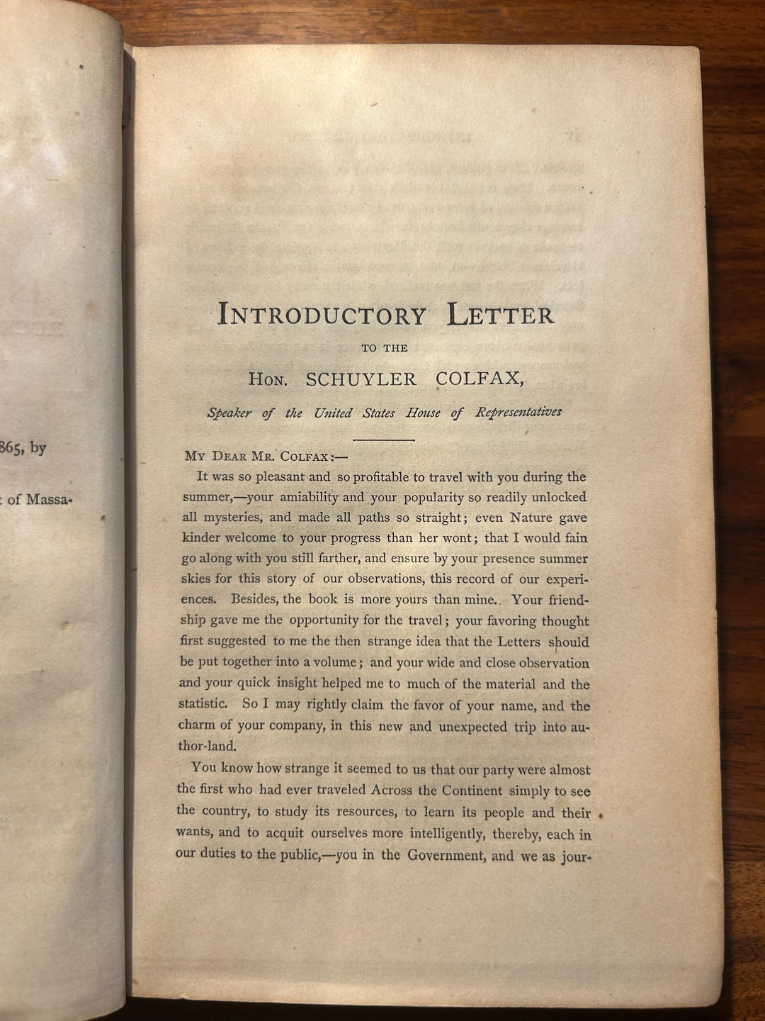 Across the Continen: A Summer's Journey in the Rocky Mountains, the Mormons, and the Pacific States, with Speaker Colfax t by Bowles 1865