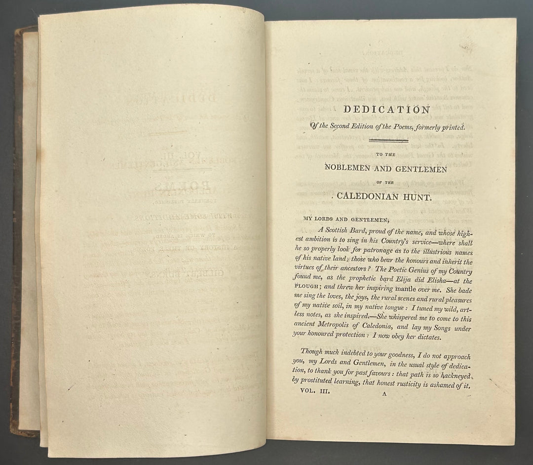 The Life and Works of Robert Burns By James Currie Vol. 3 1815