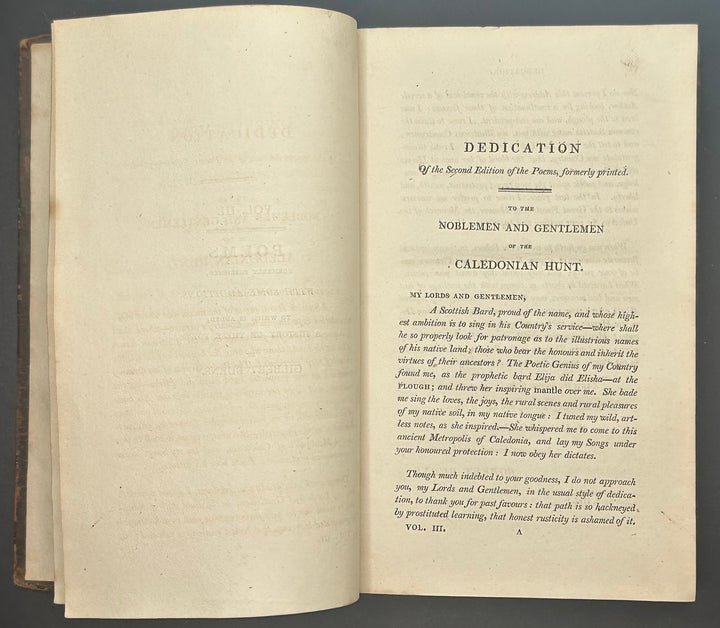 The Life and Works of Robert Burns By James Currie Vol. 3 1815