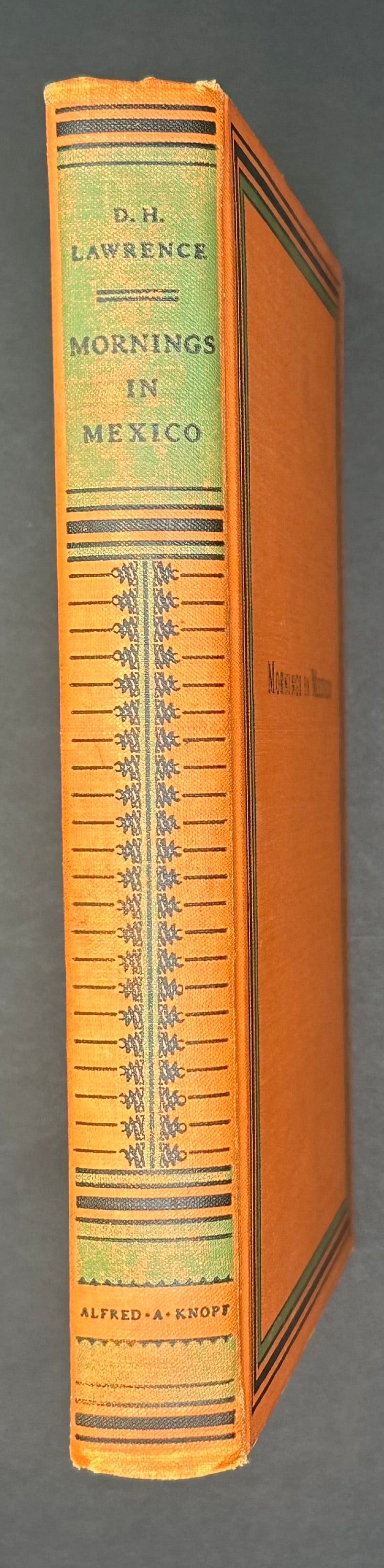 Mornings In Mexico By D.H. Lawrence 1927