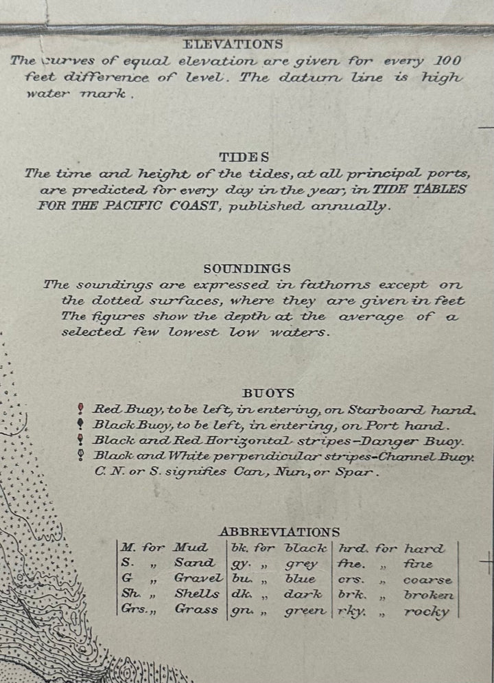 Bellingham Bay 1894 U.S. Coast Survey