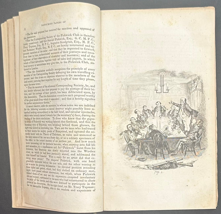 The Pickwick Papers by Charles Dickens 1838
