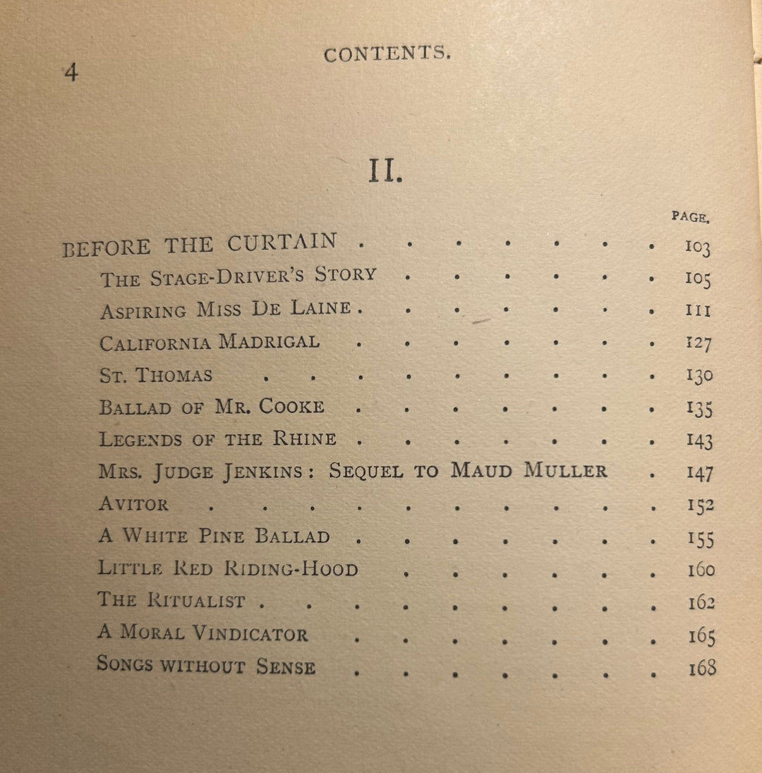 East and West Poems by Bret Harte 1871