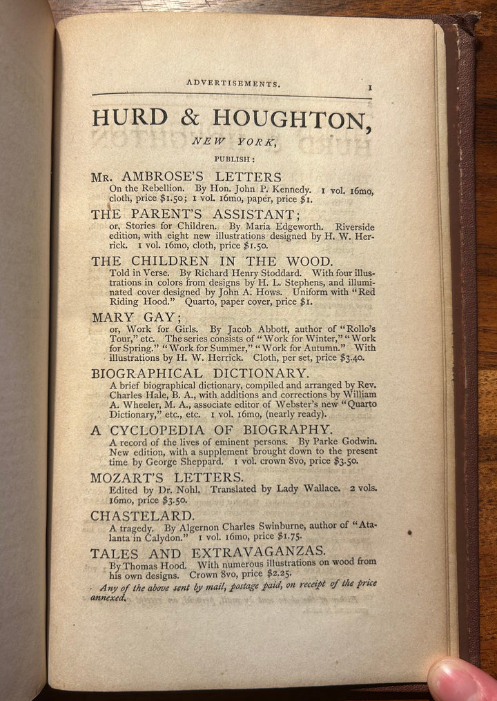Across the Continen: A Summer's Journey in the Rocky Mountains, the Mormons, and the Pacific States, with Speaker Colfax t by Bowles 1865