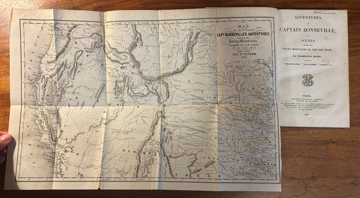 Adventures of Captain Bonneville or Scenes beyond the Mountains of the Far West by Washington Irving 1837