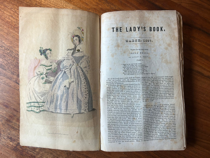 The Lady's Book and Magazine of Belle Letters, Fashions, Music, Vol. 14 & 15 January 1837 to December 1837.