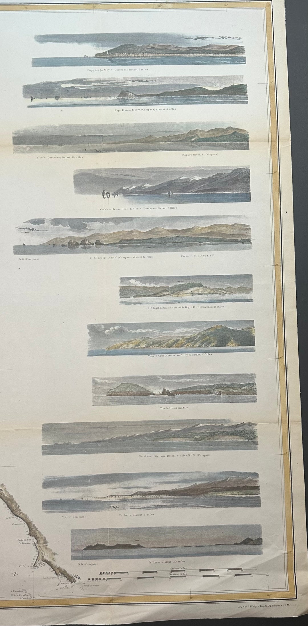Reconnaissance of the Western Coast of the U.S. 1854 U.S. Coast Survey