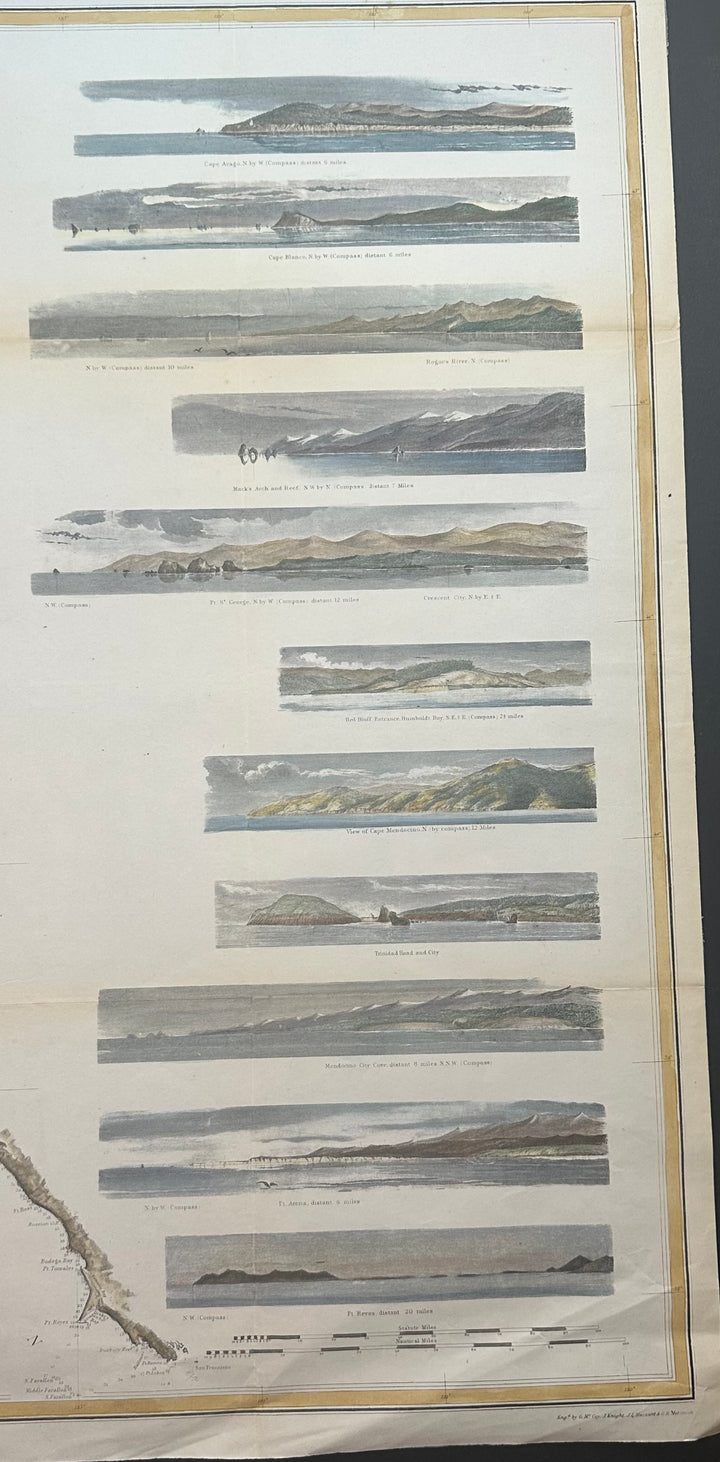 Reconnaissance of the Western Coast of the U.S. 1854 U.S. Coast Survey