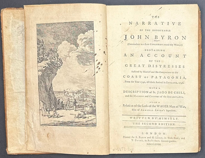 The Narrative of The Honorable John Byron by John Byron 2nd Ed. 1768