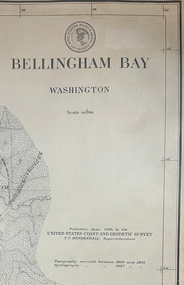 Bellingham Bay 1894 U.S. Coast Survey