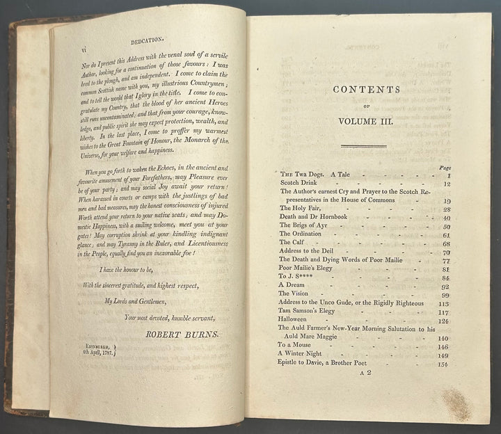 The Life and Works of Robert Burns By James Currie Vol. 3 1815