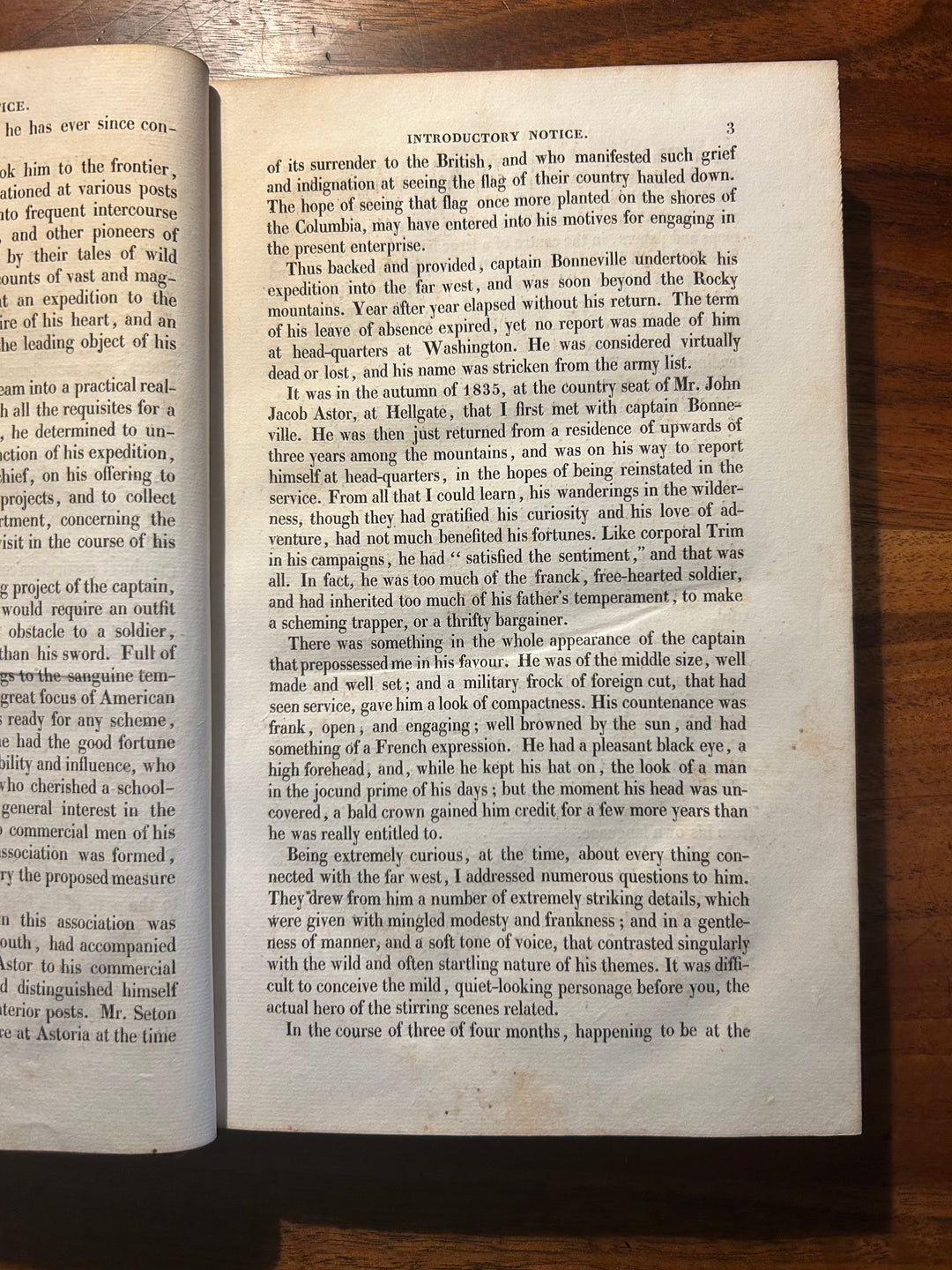 Adventures of Captain Bonneville or Scenes beyond the Mountains of the Far West by Washington Irving 1837