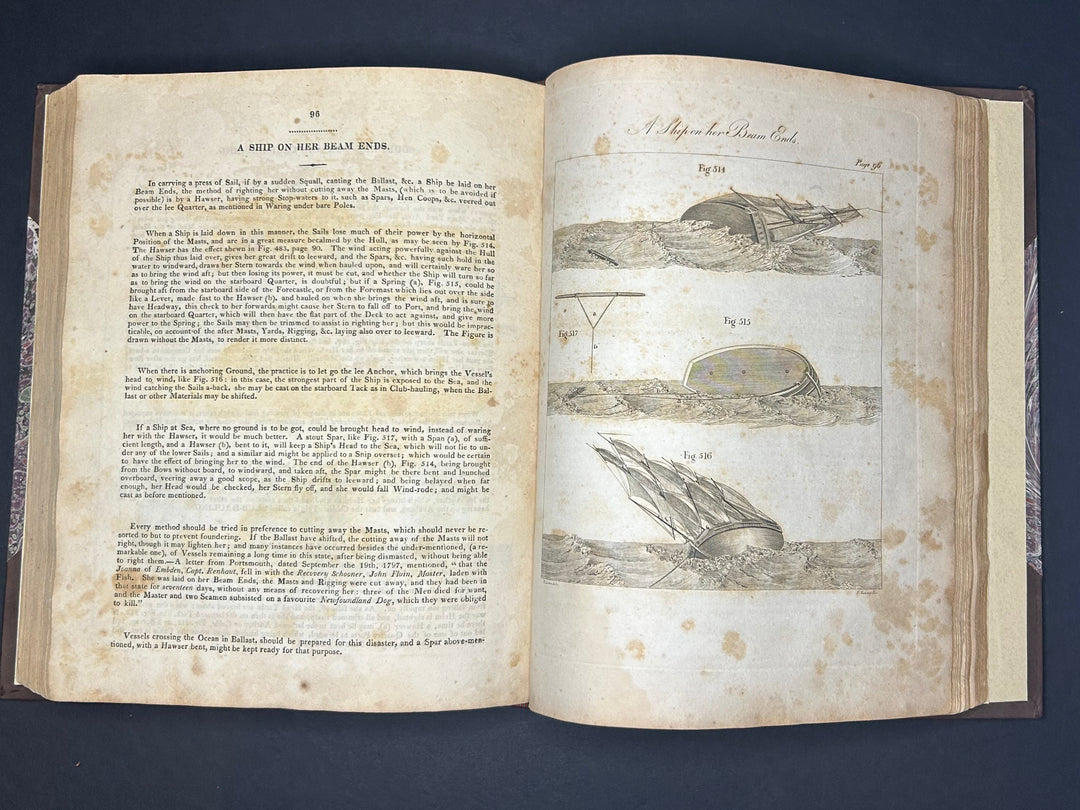 Levert's Sheet Anchor. First Philadelphia from the Second London Edition. The Young Officer's Secret Anchor; or a Key to the Leadino of Rigging and to Practical Seamanship. By Darcy Lever Esq 1819