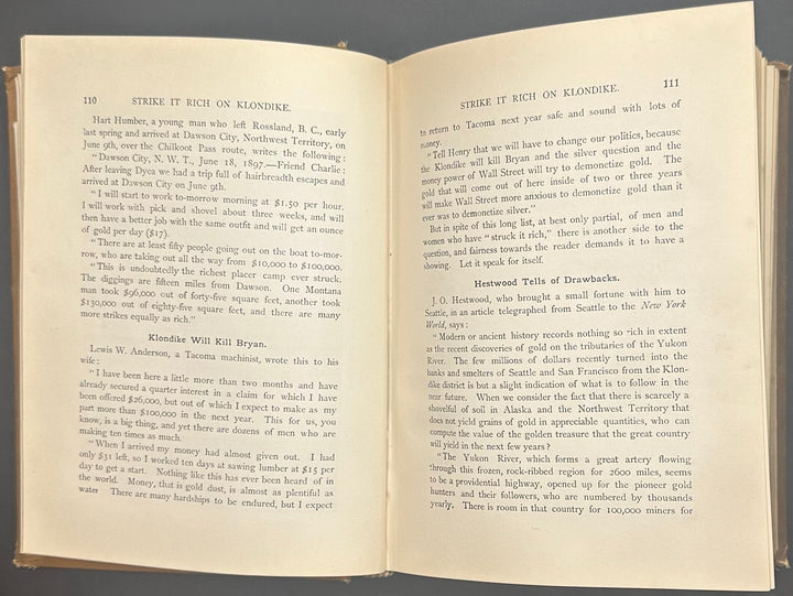 Alaska and The Klondike Gold Fields by A.C. Harris 1897