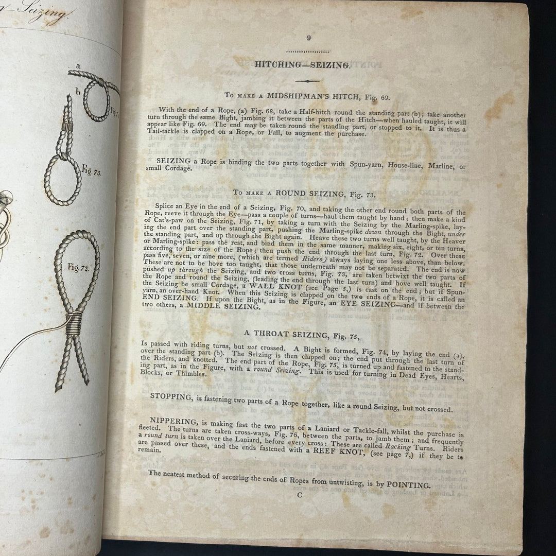 Levert's Sheet Anchor. First Philadelphia from the Second London Edition. The Young Officer's Secret Anchor; or a Key to the Leadino of Rigging and to Practical Seamanship. By Darcy Lever Esq 1819