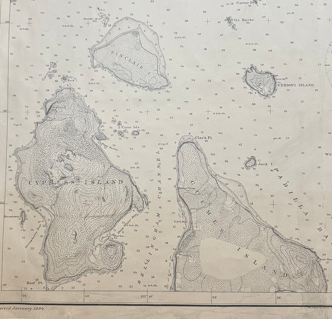 Bellingham Bay 1894 U.S. Coast Survey