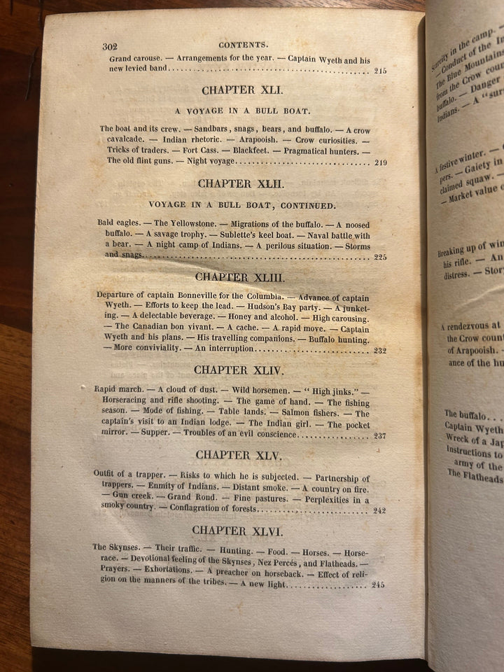Adventures of Captain Bonneville or Scenes beyond the Mountains of the Far West by Washington Irving 1837