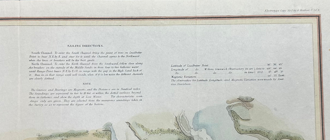 Shoalwater Bay U.S. Coast Survey 1853