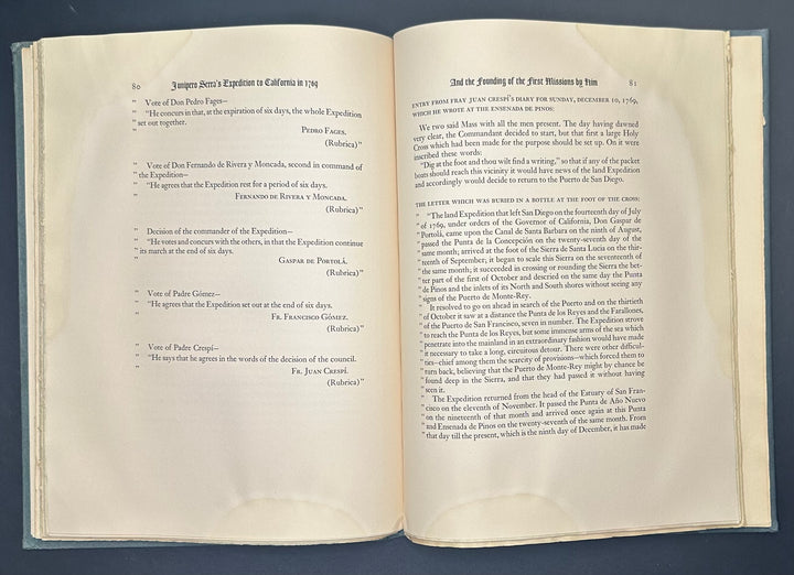 The Founding of The California Missions By Douglas S. Watson 1934