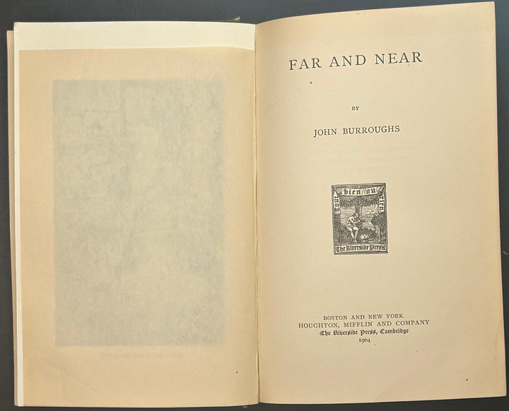 Far and Near by John Burroughs 1904