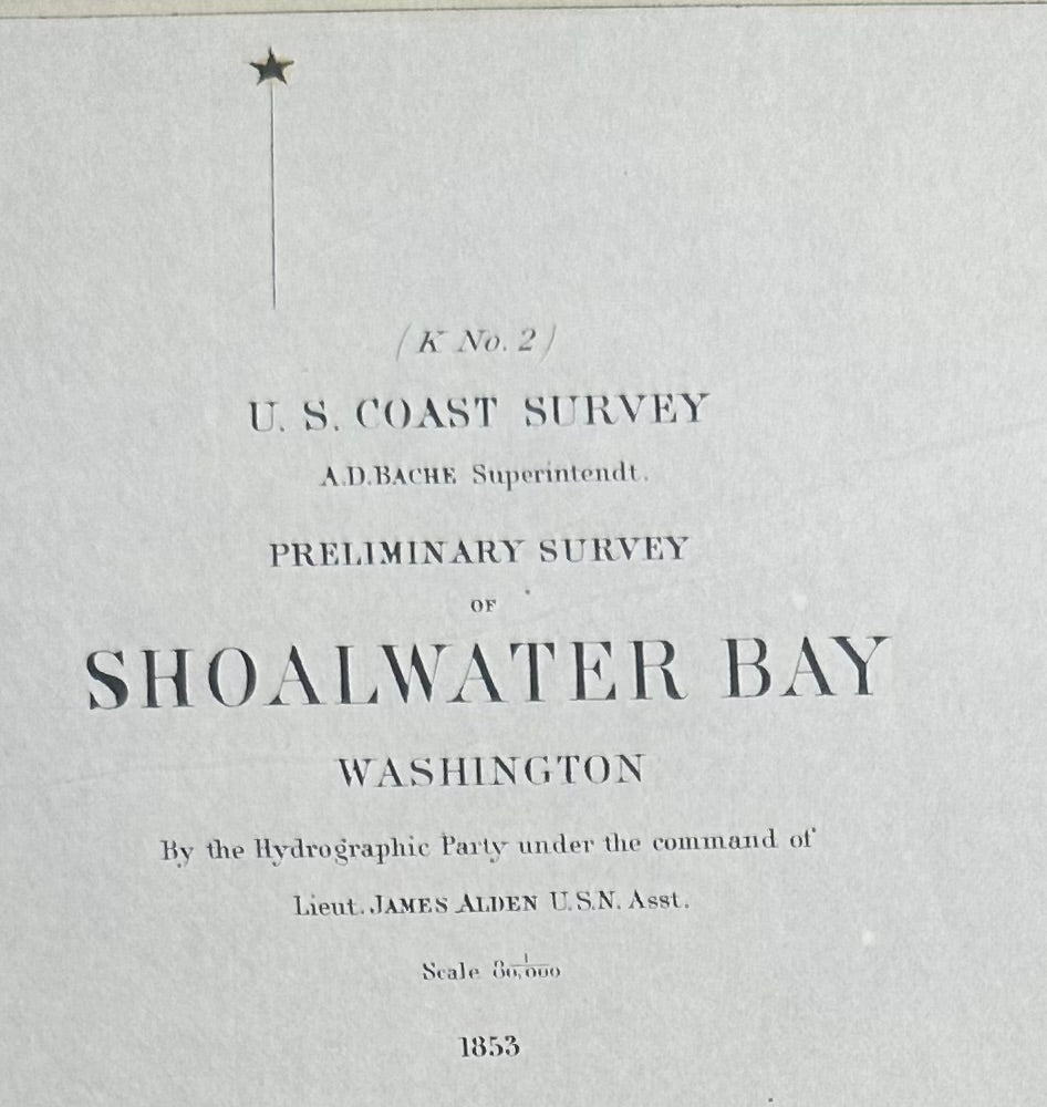 Shoalwater Bay U.S. Coast Survey 1853