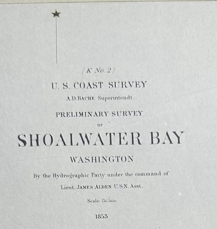Shoalwater Bay U.S. Coast Survey 1853