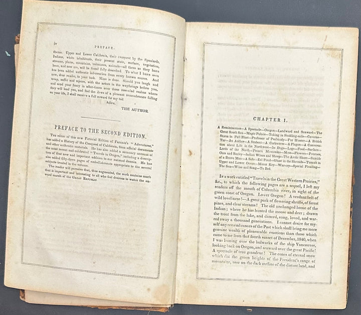 Life, Adventures, and Travels In California by T.J. Farnham 2nd Ed. 1850