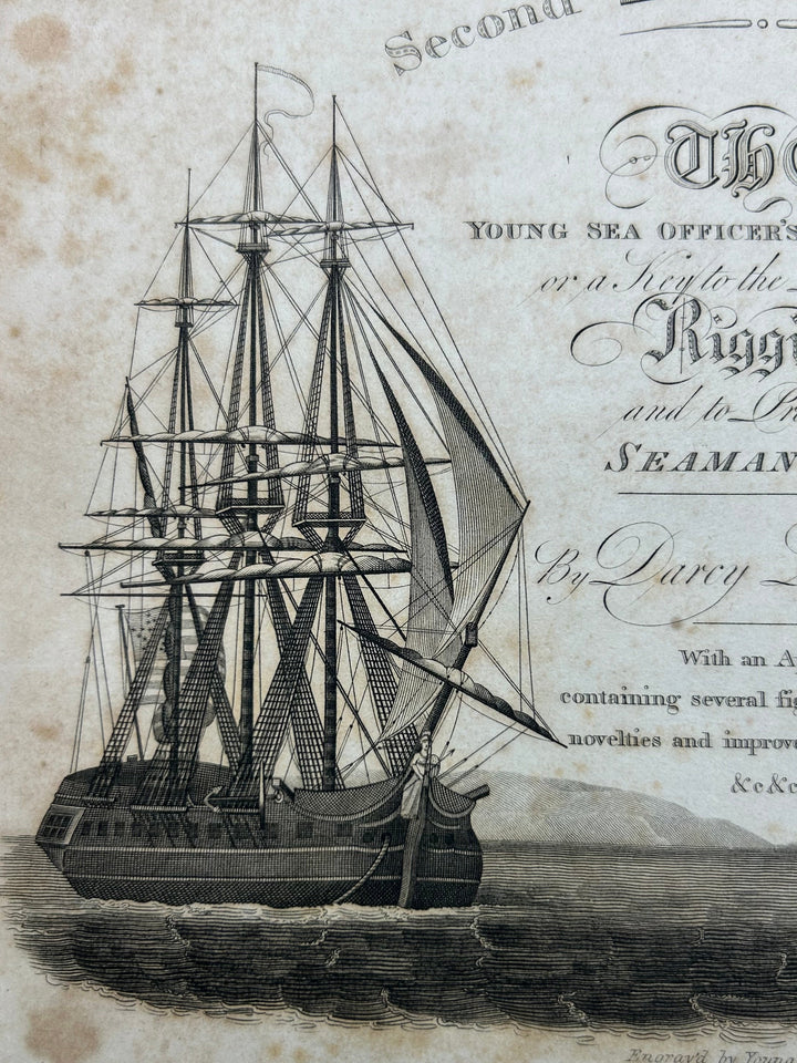 Levert's Sheet Anchor. First Philadelphia from the Second London Edition. The Young Officer's Secret Anchor; or a Key to the Leadino of Rigging and to Practical Seamanship. By Darcy Lever Esq 1819