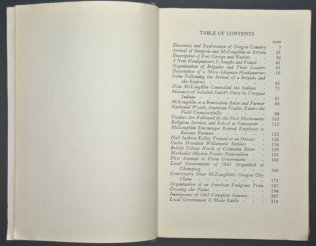 John McLoughlin: Patriarch of the Northwest by Robert C. Johnson 1935 Oregon Journal Edition