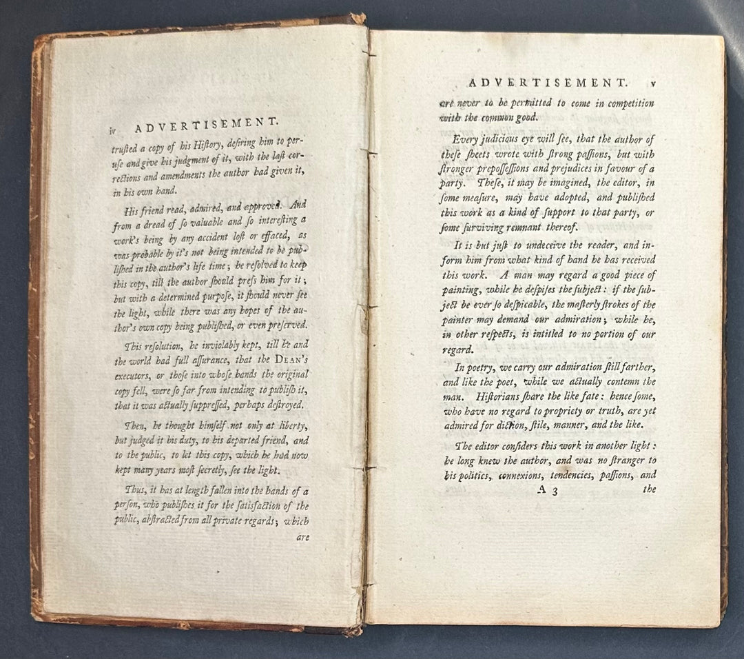 The History of The Four Last Years of the Queen By Jonathan Swift 1758
