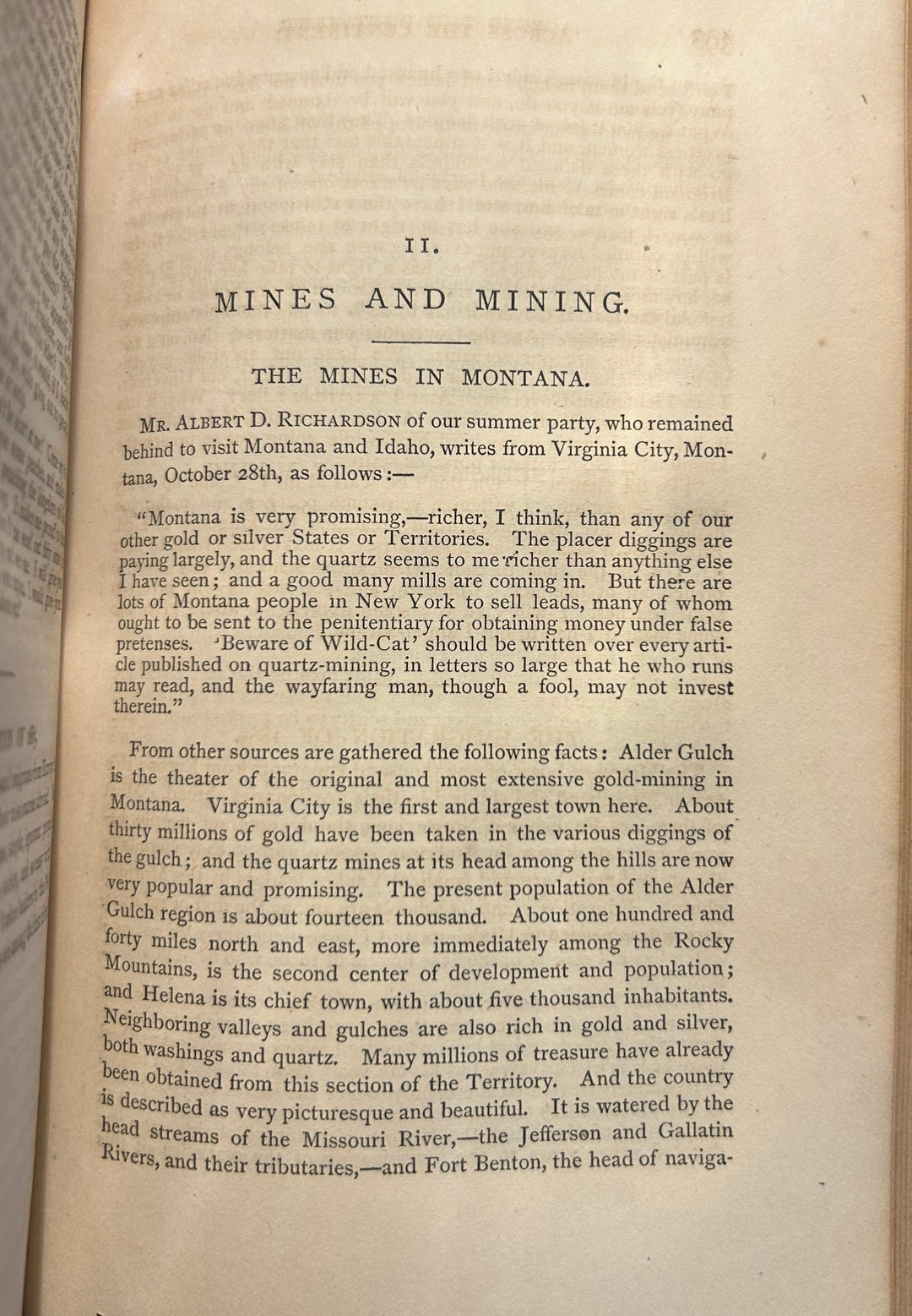 Across the Continen: A Summer's Journey in the Rocky Mountains, the Mormons, and the Pacific States, with Speaker Colfax t by Bowles 1865