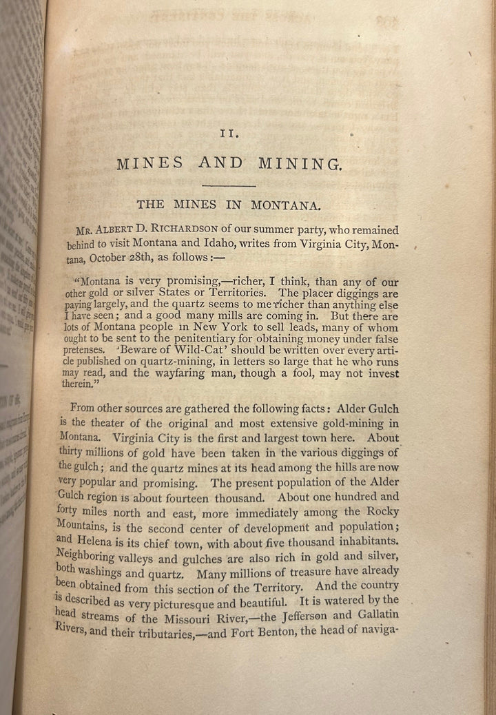 Across the Continen: A Summer's Journey in the Rocky Mountains, the Mormons, and the Pacific States, with Speaker Colfax t by Bowles 1865