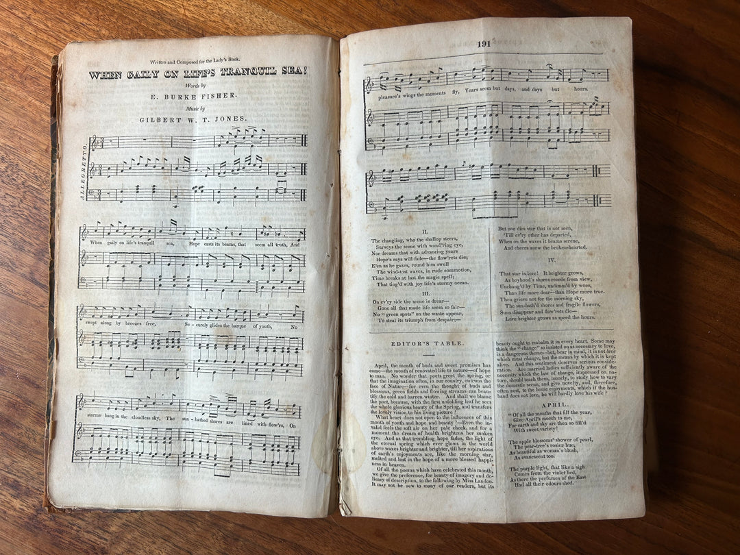 The Lady's Book and Magazine of Belle Letters, Fashions, Music, Vol. 14 & 15 January 1837 to December 1837.