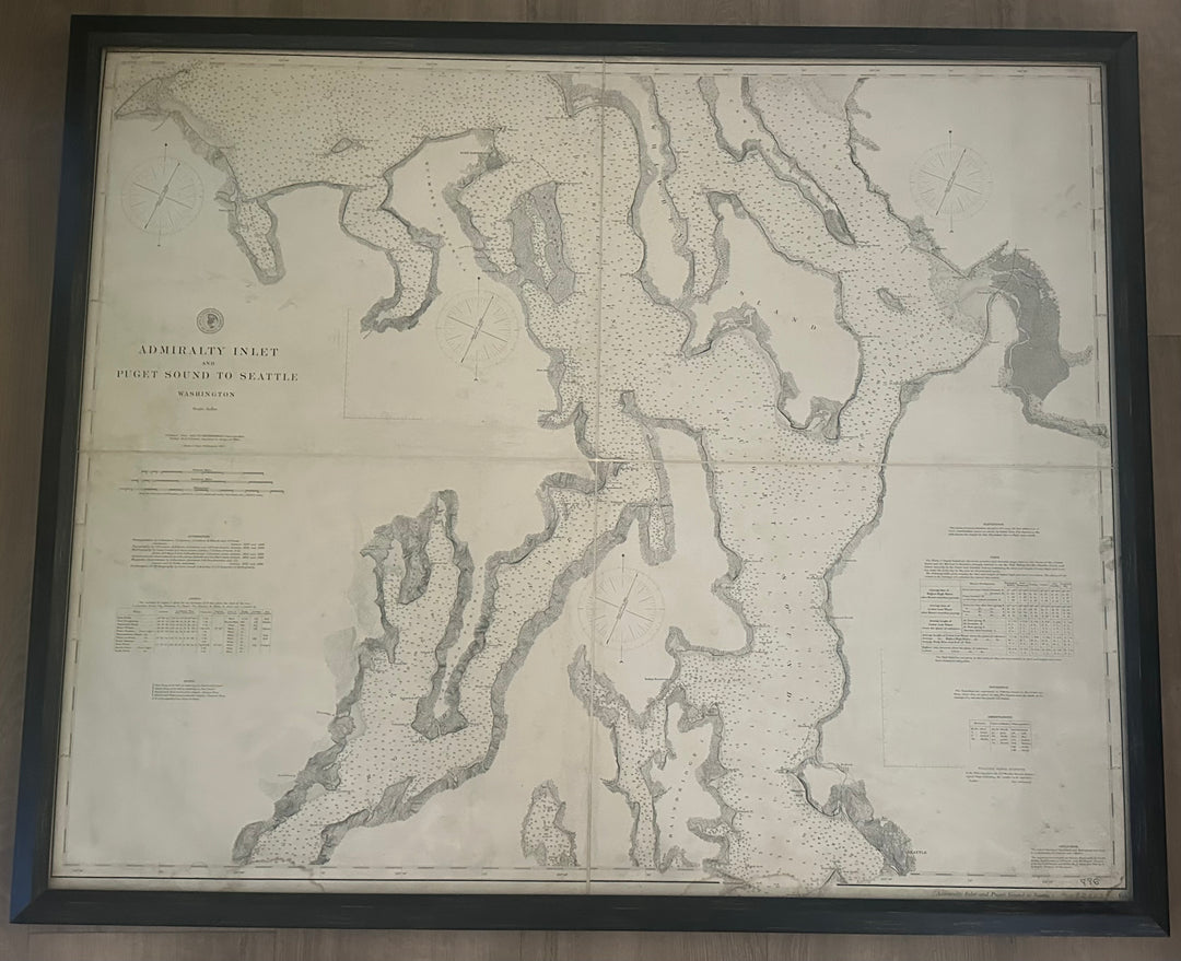 Admiralty Inlet and Puget Sound to Seattle