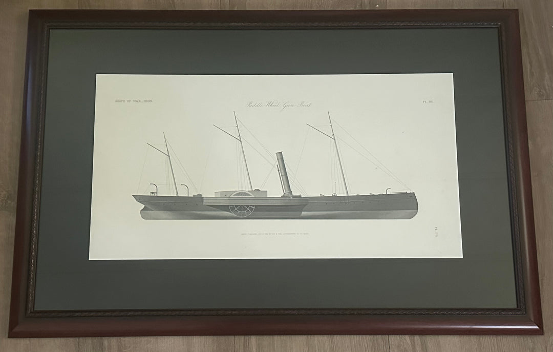 Paddle-Wheel Gun-Boat 1864