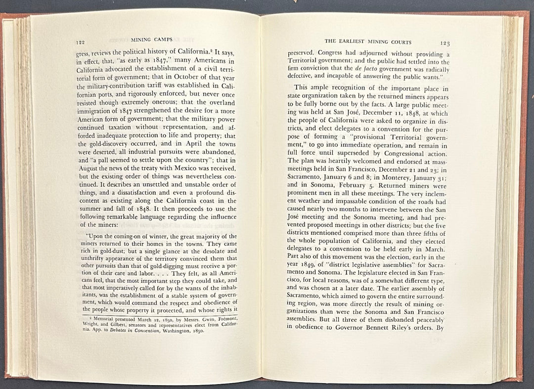 Mining Camps A Study In American Frontier Government by Charles Howard Shinn 1948