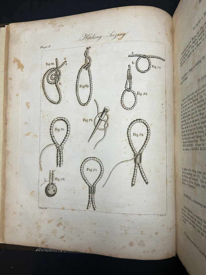 Levert's Sheet Anchor. First Philadelphia from the Second London Edition. The Young Officer's Secret Anchor; or a Key to the Leadino of Rigging and to Practical Seamanship. By Darcy Lever Esq 1819