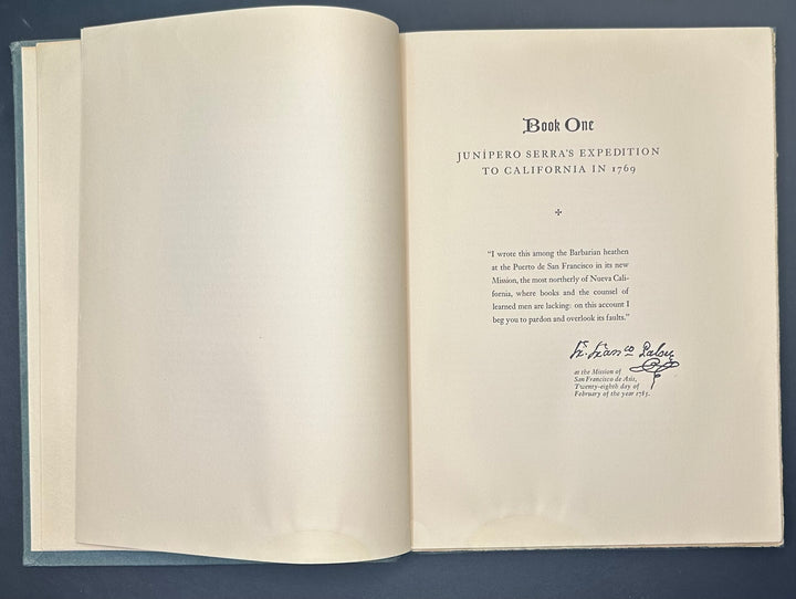 The Founding of The California Missions By Douglas S. Watson 1934