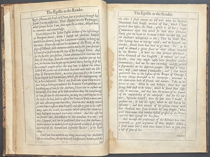 The Commentaries Of St. Francis Vere by William Dillingham 1657