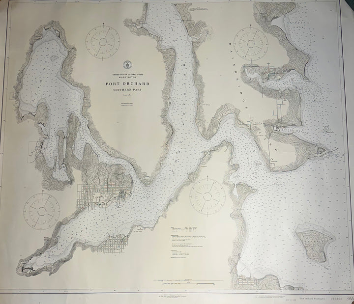 The Southern Part of Port Orchard U.S. Coast Survey