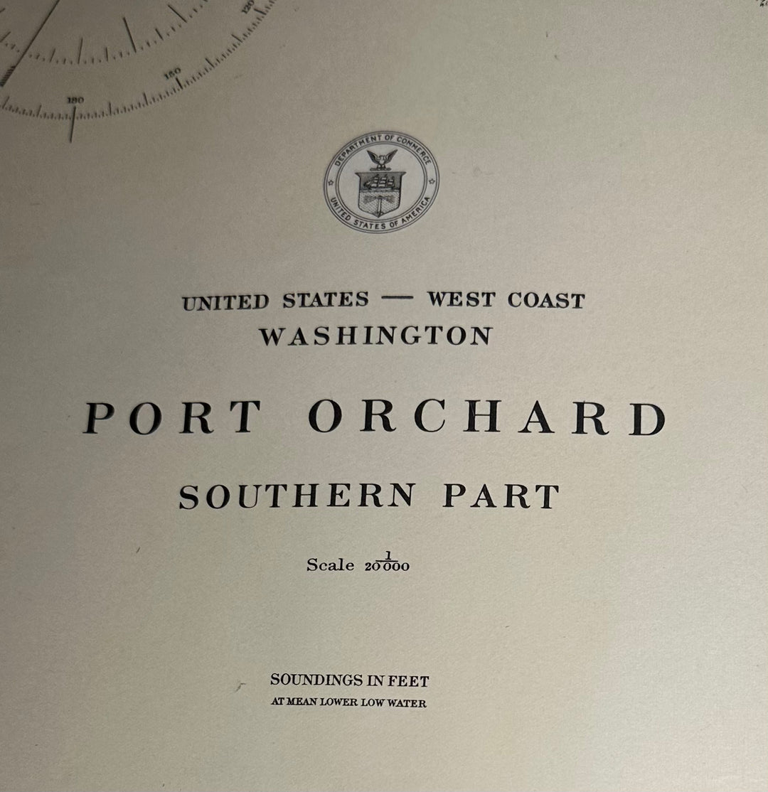 The Southern Part of Port Orchard U.S. Coast Survey