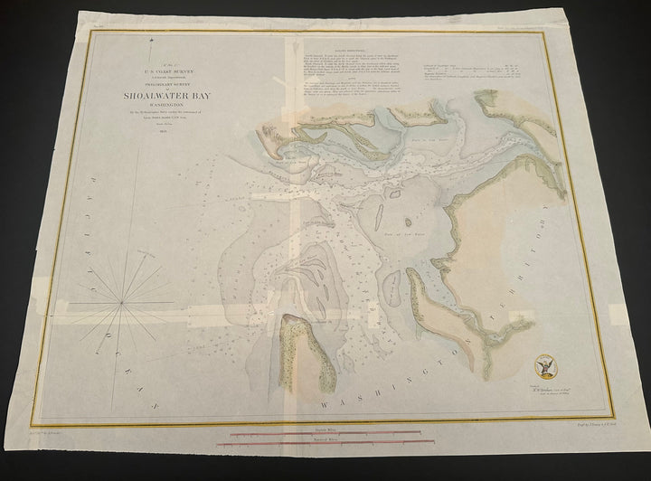 Shoalwater Bay U.S. Coast Survey 1853