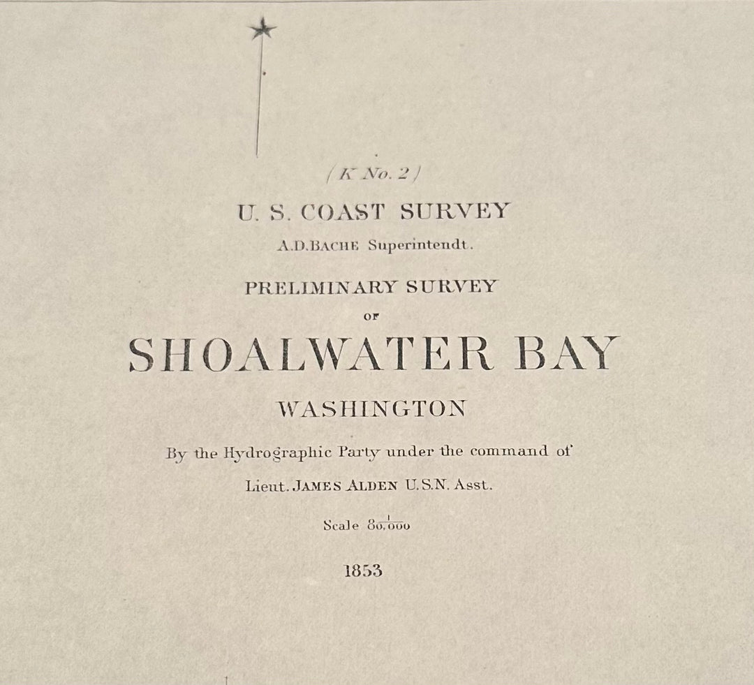 Shoalwater Bay U.S. Coast Survey 1853