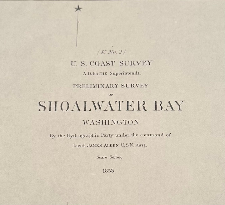 Shoalwater Bay U.S. Coast Survey 1853