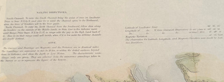 Shoalwater Bay U.S. Coast Survey 1853