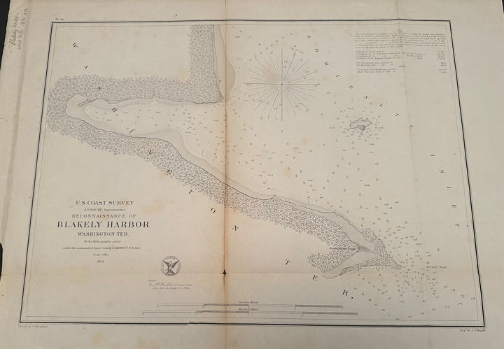 Blakely Harbor U.S. Coast Survey 1856